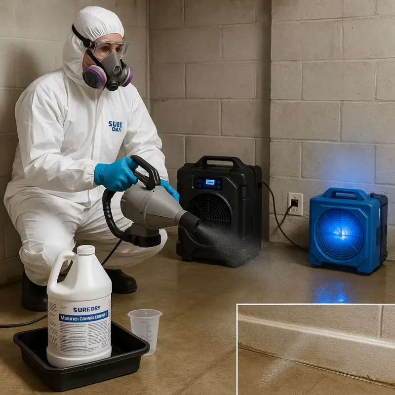 Sanitization and Odor Removal process in Wells, MN